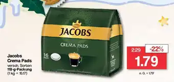 Famila Nord West Jacobs Crema Pads 118-g-Packung Angebot