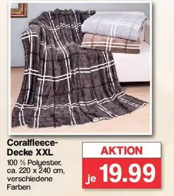 Famila Nord West Coralfleece-Decke XXL Angebot