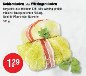 V Markt Kohlrouladen oder Wirsingrouladen 100 g Angebot