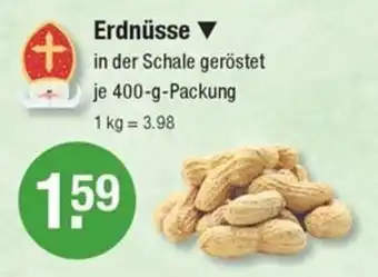 V Markt Erdnüsse 400-g-Packung Angebot