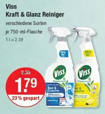 V Markt Viss Kraft & Glanz Reiniger 750-ml-Flasche Angebot