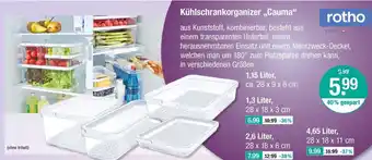 V Markt Kühlschrankorganizer ,,Cauma" Angebot