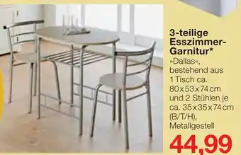 Jawoll 3 teilige Esszimmer Garnitur Angebot