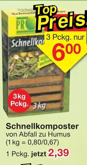 Jawoll Schnellkomposter 3kg Angebot