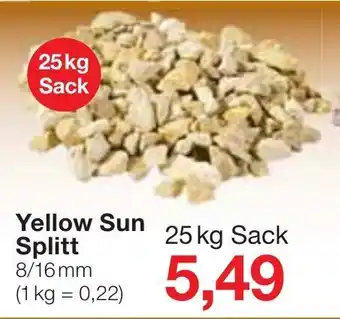 Jawoll Yellow Sun Splitt 25kg Angebot