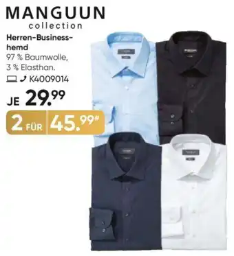 Galeria MANGUUN Herren-Businesshemd Angebot