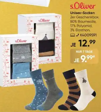 Galeria s.Oliver Unisex Socken Angebot