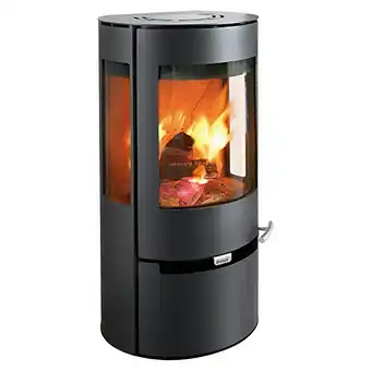 Bauhaus Aduro kaminofen 9 (6 kw, raumheizvermögen: 334 m³, mit holzfach, schwarz) Angebot