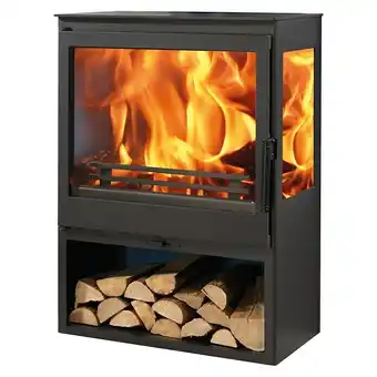 Bauhaus Panadero kaminofen diamant 3v eco (7,1 kw, raumheizvermögen: 220 m³, schwarz metallic) Angebot