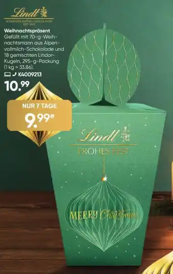 Galeria Lindt Weihnachtspräsent 295 g Packung Angebot