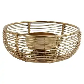 Bauhaus Teelichthalter (durchmesser: 11 cm, gold, metall) Angebot