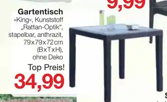 Jawoll Gartentisch Angebot