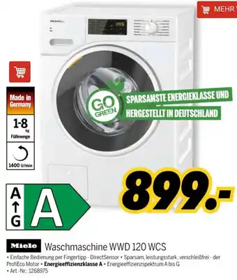 MEDIMAX Miele Waschmaschine WWD 120 WCS Angebot