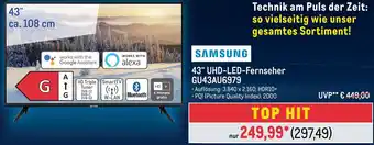 METRO SAMSUNG 43" UHD-LED-Fernseher GU43AU6979 Angebot