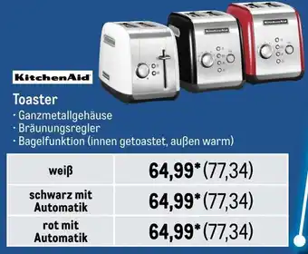 METRO KitchenAid Toaster Angebot