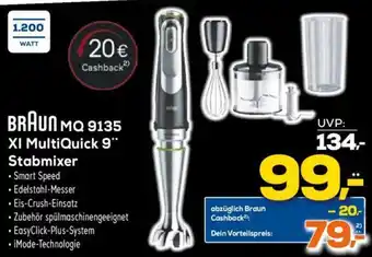 Euronics BRAUN MQ 9135 XI MultiQuick 9 Stabmixer Angebot