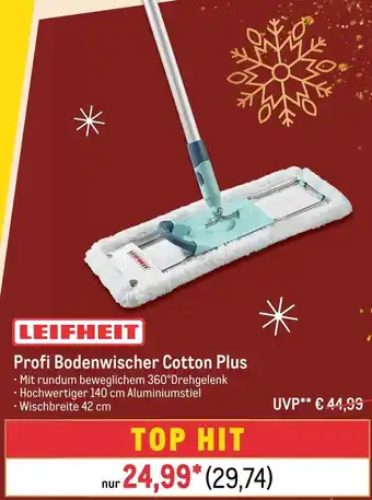 METRO LEIFHEIT Profi Bodenwischer Cotton Plus Angebot