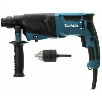 ManoMano Meißelbohrer makita sds-plus 800 w 26 mm makita hr2630x7 + bohrfutter im koffer Angebot