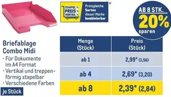 METRO Briefablage Combo Midi Angebot