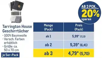 METRO Tarrington House Geschirrtücher 5er Pack Angebot