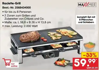 Netto Marken-Discount MAXXMEE Raclette-Grill Angebot