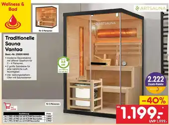 Netto Marken-Discount ARTSAUNA Traditionelle Sauna Vantaa Angebot
