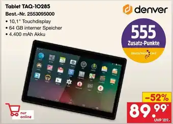 Netto Marken-Discount denver Tablet TAQ-10285 Angebot