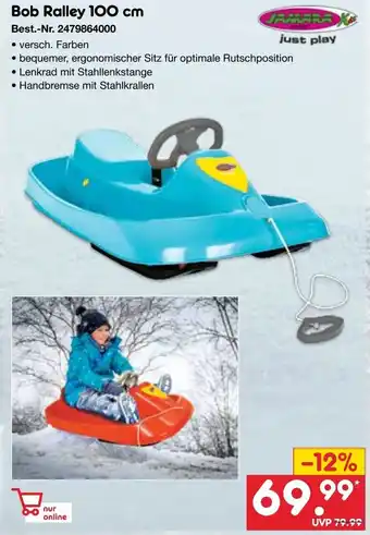 Netto Marken-Discount JAMARA KA just play Bob Ralley 100 cm Angebot