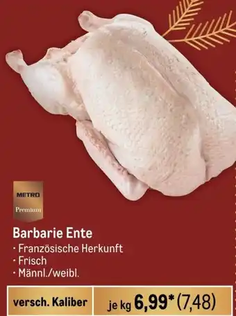 METRO Barbarie Ente Angebot