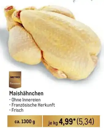 METRO Maishähnchen ca. 1300 g Angebot