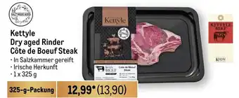 METRO Kettyle Dry aged Rinder Côte de Boeuf Steak 325 g Packung Angebot