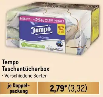 METRO Tempo Taschentücherbox Angebot