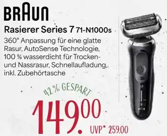 V Markt BRAUN Rasierer Series 7 71-N1000s Angebot