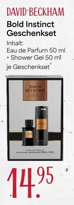 V Markt DAVID BECKHAM Bold Instinct Geschenkset Angebot