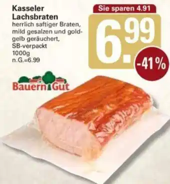 WEZ Bauern Gut Kasseler Lachsbraten 1000 g Angebot