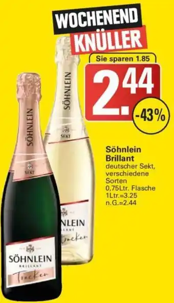 WEZ Söhnlein Brillant 0,75Ltr. Flasche Angebot