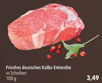 CITTI Markt Frisches deutsches Kalbs-Entrecôte in Scheiben 100g Angebot