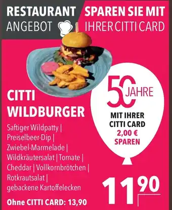 CITTI Markt CITTI WILDBURGER Angebot