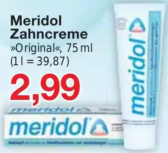 Wiglo Wunderland Meridol Zahncreme 75 ml Angebot