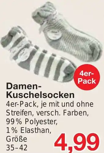 Wiglo Wunderland Damen Kuschelsocken 4er-Pack Angebot