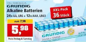 Thomas Philipps Grundig Alkaline Batterien Angebot