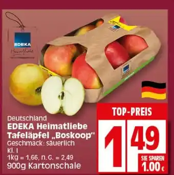 Elli Markt EDEKA Heimatliebe Tafeläpfel „Boskoop" 900g Angebot