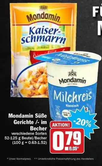 Hit Mondamin Süße Gerichte Oder Im Becher Angebot