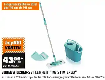 OBI BODENWISCHER-SET LEIFHEIT "TWIST M ERGO" Angebot