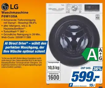 expert Octomedia LG Waschmaschine F6W105A Angebot