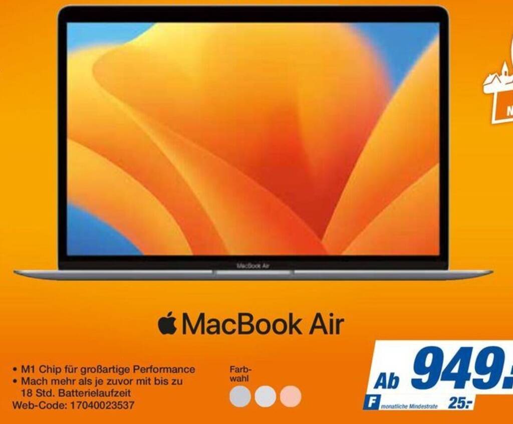 MacBook Air Angebot bei expert Octomedia