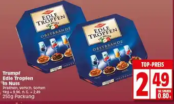 Elli Markt Trumpf Edle Tropfen in Nuss 250g Angebot