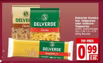 Elli Markt Delverde Classica Ital. Teigwaren oder Vollkorn-Teigwaren 500g Angebot