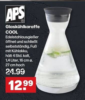 Handelshof APS Glaskühlkaraffe COOL Angebot