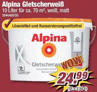 Poco Alpina Gletscherweiß 10 Liter Angebot